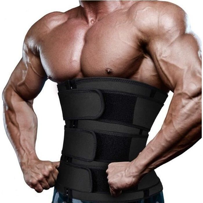 Ceinture De Sudation Ventre Homme – Gaine Amincissante Thermique – Fitness, Sauna, Perte D’eau