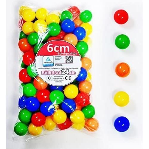 Infantastic Balles Colorées en Plastique - 5.5 cm, sans Plastifiants