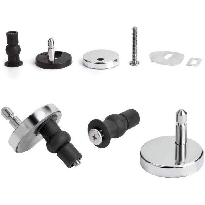 yizhet 1 paire de abattant wc abattant de toilettes a charniere fixations charnieres a degagement rapide charniere abattant wc fi cdiscount bricolage