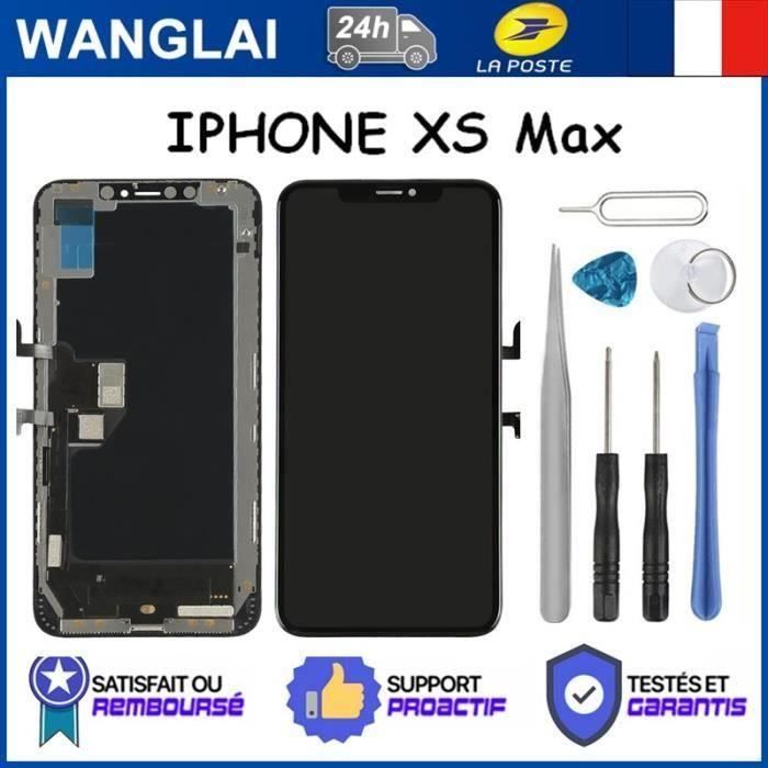 Écran LCD Complet IPhone XS Max Noir Avec Vitre Tactile Et Kit Outils - Pièce Neuve AAA+ Compatible Apple