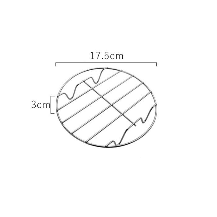 Grille De Cuisson Vapeur Inox 24 Cm - Support Casserole Multifonction