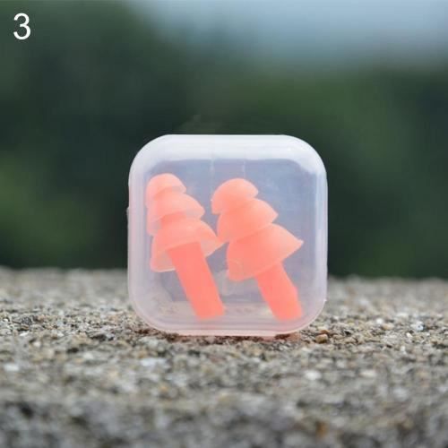 Pince-nez étanche Lot De 4 Pince-Nez ANBOO Natation - Silicone Étanche Enfants/Adultes - 4 Couleurs Clip Nasal Piscine