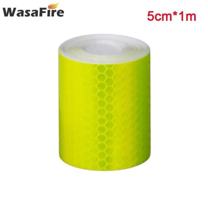 Bande Réfléchissante Roue Vélo Autocollant Réfléchissant Pour Vélo/voiture - 8 M X 1 Cm, Blanc | Pour Sécurité Nocturne, Décoratif Autocollant Réfléchissant Vélo