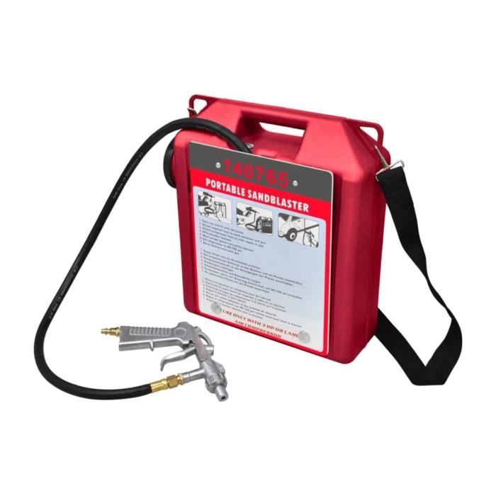 Pistolet Sablage Portable 90PSI - Nettoyage Rouille/Peinture - Projet DIY
