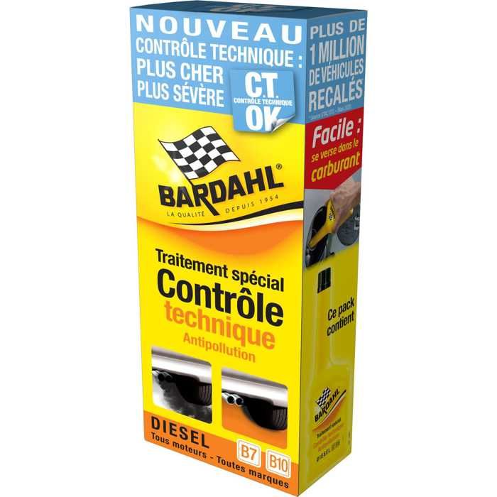 Traitement spécial contrôle technique diesel 350ml BARDAHL