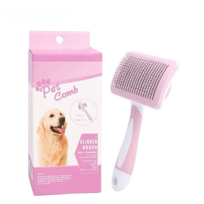 Comparer les prix de Brosse Autonettoyante Pour Animauxde Compagnie, Brosse Chien Brosse Chat Eliminer Efficacement des Tomentose Sous-poil Tangles