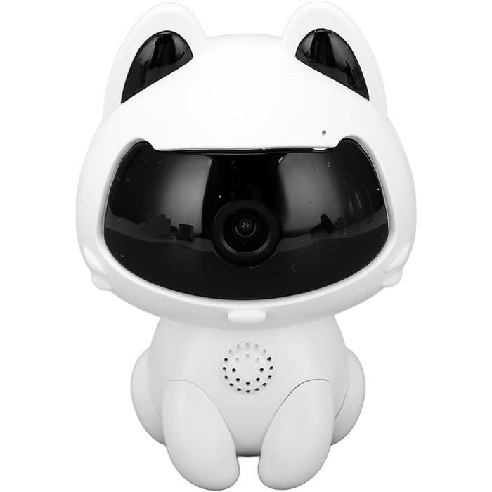 Caméra De Sécurité Domestique 1Mp Hd Caméra Robot De Sécurité Double