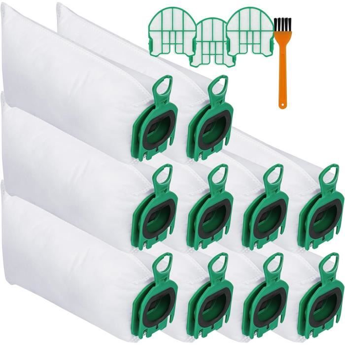 Sacs Mistervac Original Lot De 12 Sacs D'aspirateur Pour Vorwerk Kobold VK 121 - 5 Couches Non-tissé, Origine Mistervac Sacs Non-tissé Qualité Sacs Mistervac Original Lot De 12 Sacs D'aspirateur Pour Vorwerk Kobold VK 121 - 5 Couches Non-tissé, Origine Mistervac Sacs Non-tissé Qualité