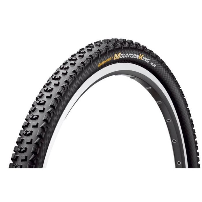Pneu VTT Continental Mountain King 27.5 X 2.20 Tubeless Ready Protection Noir Cdiscount Sport