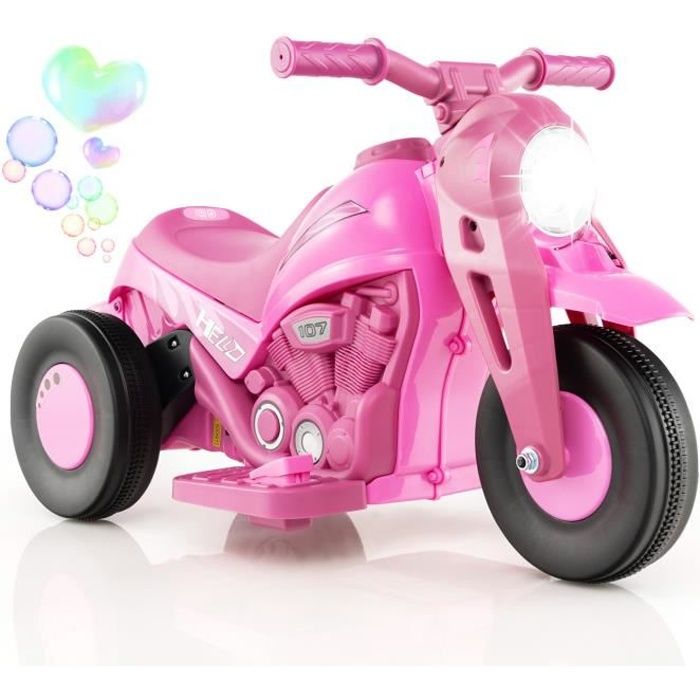 Moto lectrique pour Enfants avec Machine Bulles COSTWAY 3