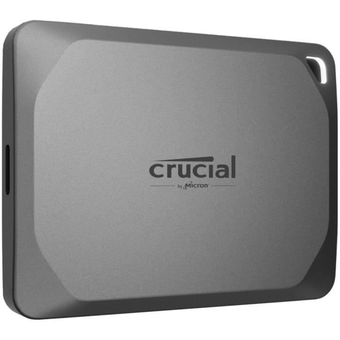 Disque dur SSD Externe - CRUCIAL - X9 Pro - 2 To - USB 3.2 Gen-2 2x2 - Gris  - Cdiscount Informatique