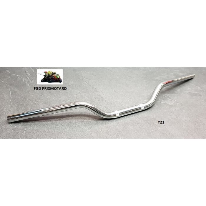Guidon Accossato Noir Pour Yamaha XT 660 - Aluminium 22 Mm, Fabrication Italie - 3