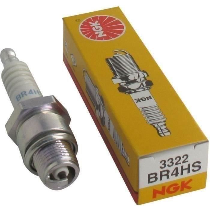 Bujía NGK BR4HS – Original Equipment – Encendido Fiable Para Motos, Cortacésped Y Maquinaria Pequeña