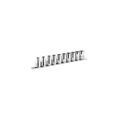 Jeu de 10 douilles 38'' rack FACOM J40E Dimensions 7 16mm