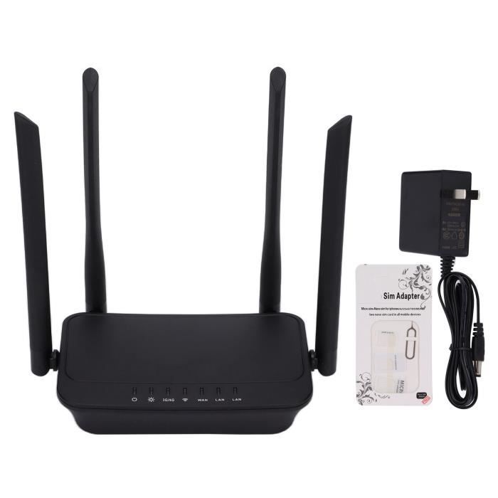 Routeur modem 4G LTE Routeur WiFi 4G Zone de couverture étendue Forte ...