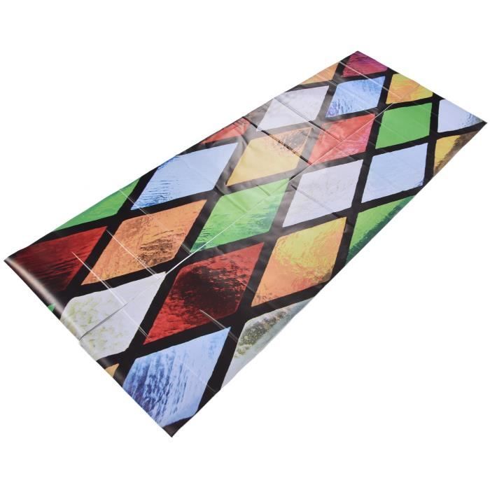 Sticker Porte 3D - Vinyle - Floral - 38.5x200cm - Autocollant Adhésif