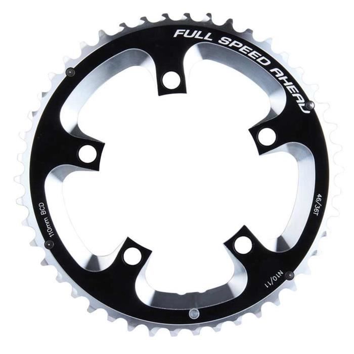 Plateau FSA 110 X 46t Noir – Compatible Shimano/Sram 10/11 Vitesses WA441