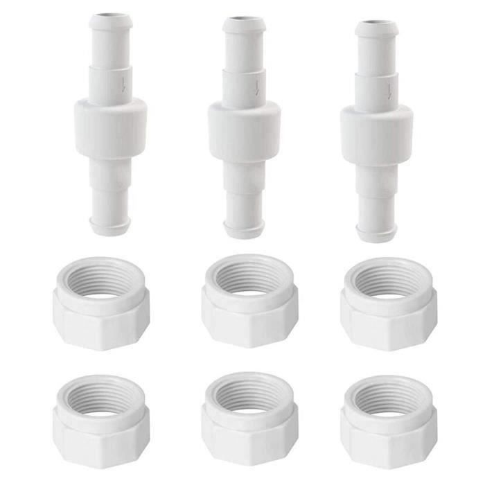 Connecteur Pivotant D20 & écrou D15 Pour Nettoyeur Polaris/Zodiac 180 280 380 - Kit Pièces Détachées Piscine
