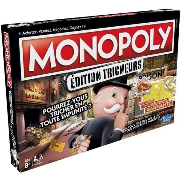 Monopoly Tricheurs Jeu De Societe Jeu De Plateau Version Francaise La Chance Vous Sourit Achat Vente Jeu Societe Plateau Cdiscount