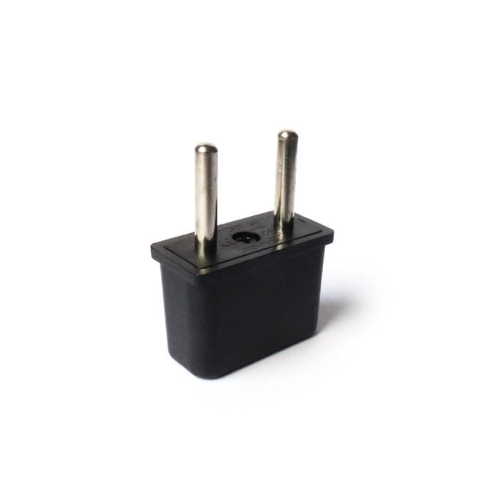 Hobby Tech ® - Adaptateur prise US vers prise EU - Noir