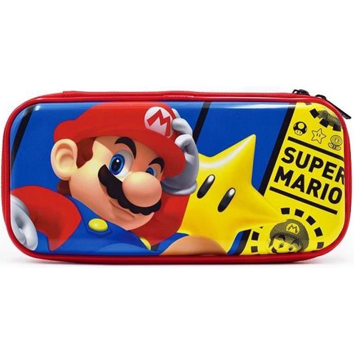 HORI Vault Case Mario Pochette Rigide Vault pour Nintendo Switch Licence Officielle Nintendo