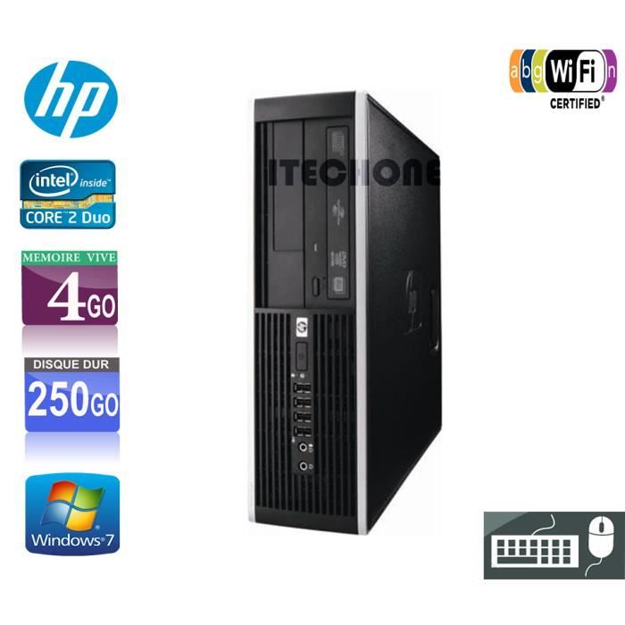 Vente PC Portable HP 6000 Pro - Core 2 Duo  3,0 GHz - Ram 4 Go - HDD 250 Go - WIFI + Clavier + Souris pas cher