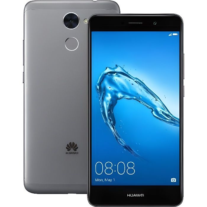 Achat T&eacute;l&eacute;phone portable Huawei Y7 4G Dual SIM Grey pas cher