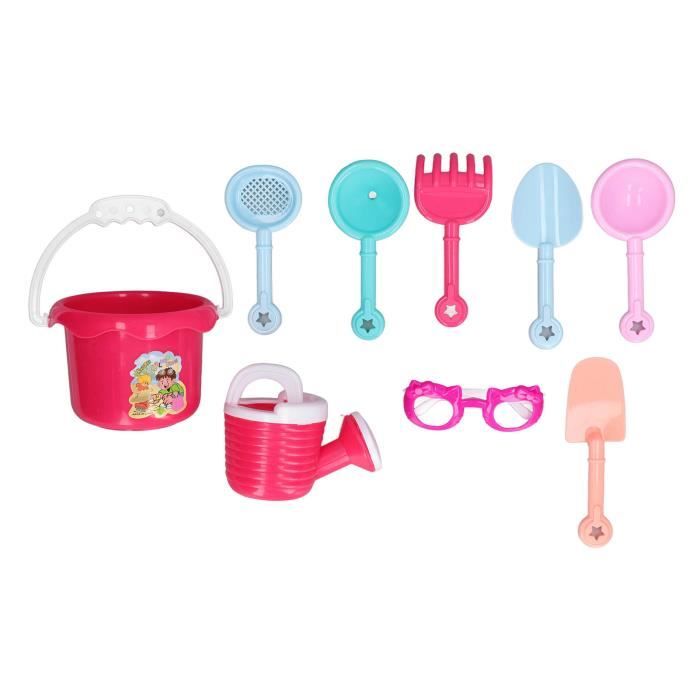 Dreamon Jouets De Plage Pour Enfants 1-2 Ans, 18 Pièces Avec Seau Pliable, Moules à Sable, Râteau, Pelle Et Sac De Plage