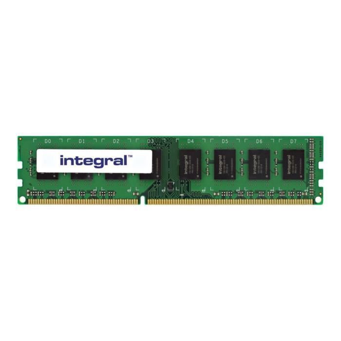 Integral DDR3 8 Go DIMM 240 broches 1600 MHz - PC3-12800 CL11 1.35 V mémoire sans tampon non ECC