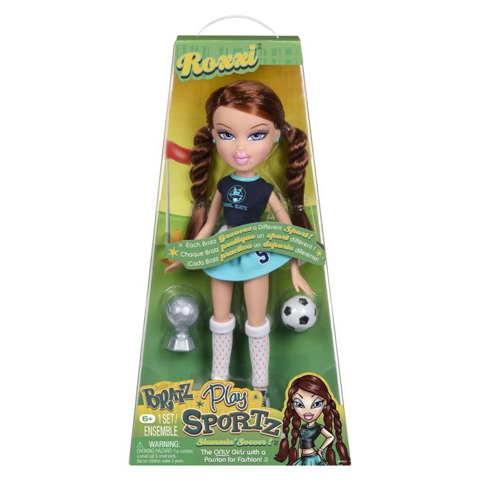 BRATZ - Bratz Play Sportz- Roxxi - Poupée mannequin Footballeuse
