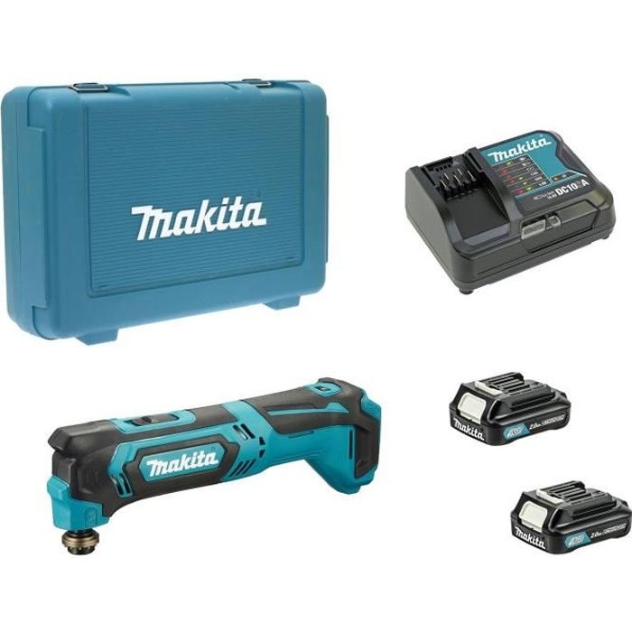 Cutter MAKITA TM30 MAKITA 2 x 2 0 Ah Batterie Accessoires 360°
