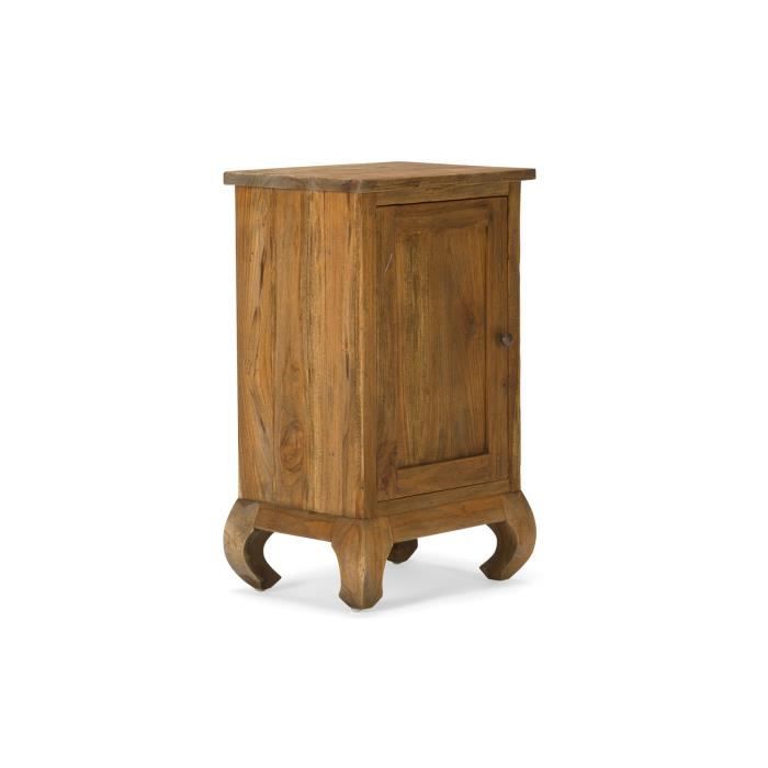 Armoire Basse Canary En Teck Massif Marron Massivum Achat Vente Armoire De Toilette Armoire Basse Canary En Tec Cdiscount