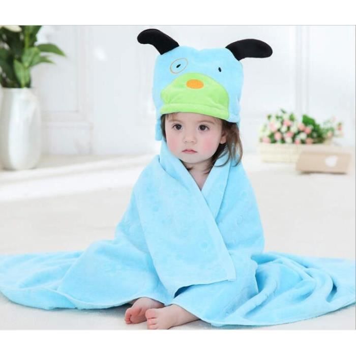 Mcsays Serviette De Bain Pour Bebe Sortie De Bain Peignoir De Bain A Capuche Bleu Pour Bebe Cdiscount Puericulture Eveil Bebe