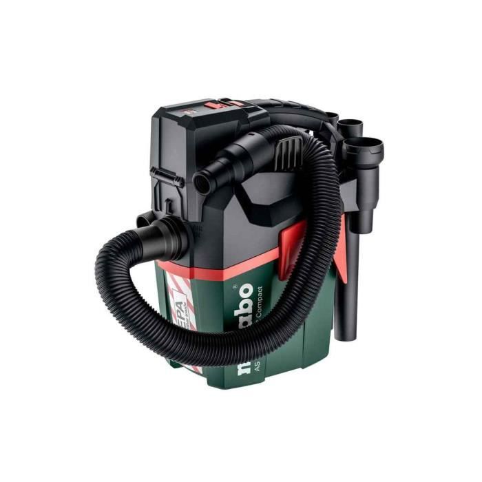 Aspirateur sans fil METABO AS 18 HEPA PC Compact PressClean