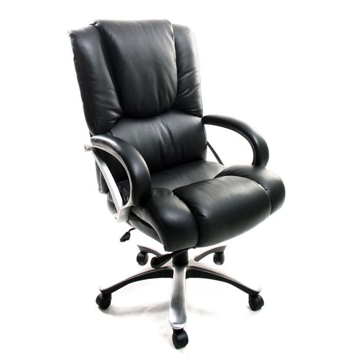Fauteuil De Bureau Cuir Noir Confort Xl Titus Fauteuil De Bureau Cuir Noir Titus Achat Vente Chaise De Bureau Noir Cdiscount