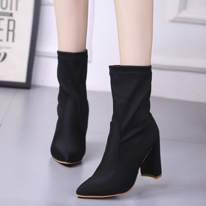 bottes stretch femme