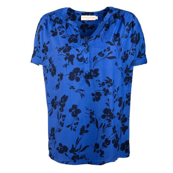 T-shirt Femme Fresh Produce Col Crevette – Floral, Taille XS, Multicolore, Neuf