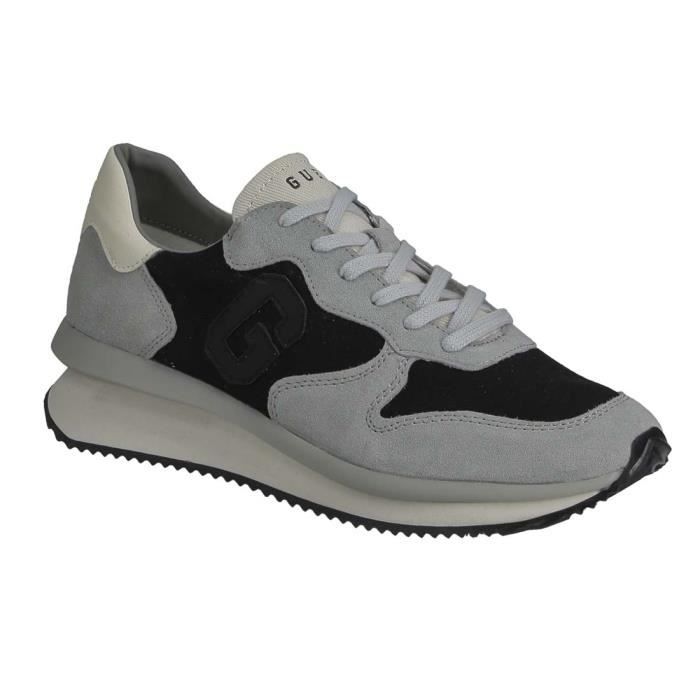 Basket Guess Homme Made noir et gris.-45 Black grey - Cdiscount Chaussures