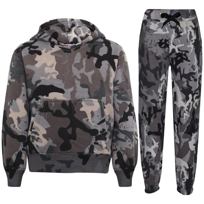 Pantalon De Survetement Camouflage En Polaire Pour Homme - Pantalon Cargo Tactique Avec Poches