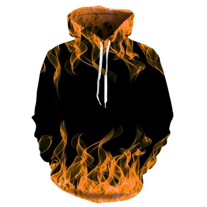 Pull homme long Yellow color pour hommes femmes Noir fluo