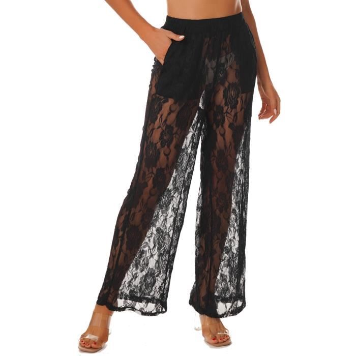 Pantalon de plage 2025 dentelle
