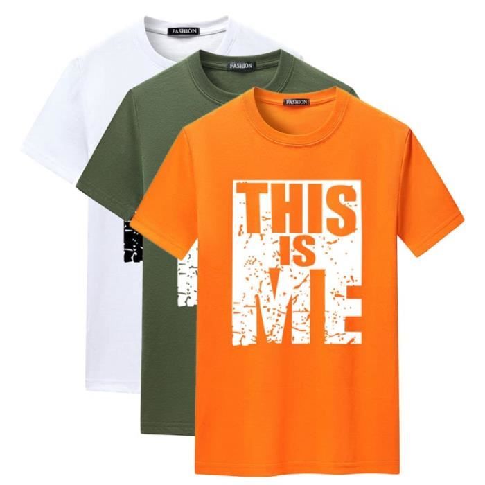 T shirt homme 2025 ete