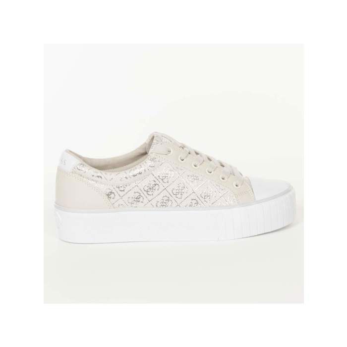Guess Basket GUESS FL6NTNFAL12 4G Logo Beige/Argent (BEISI)