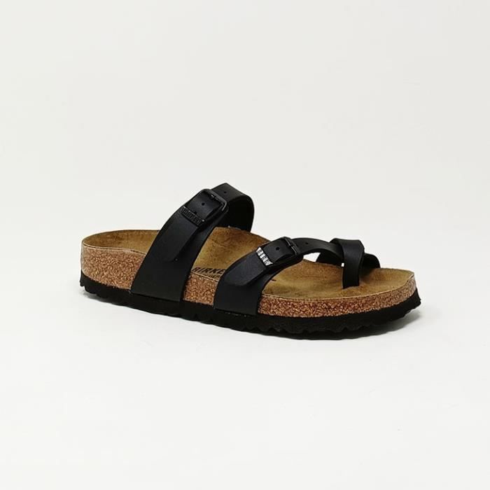 Sandale femme Birkenstock Mayari BF noire