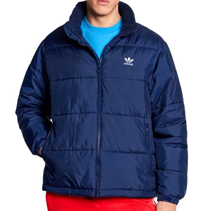 Doudoune Bleu Homme Adidas Matelass e Bleu Cdiscount Pr t Porter