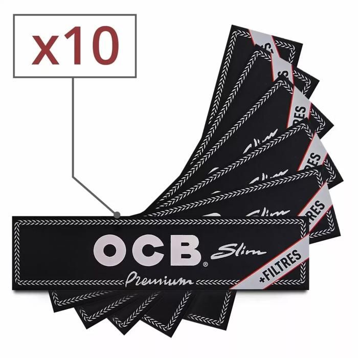 Carnet de feuilles à rouler OCB Slim Premium + Filtres Cartons Tips par 1 -  Cdiscount Au quotidien