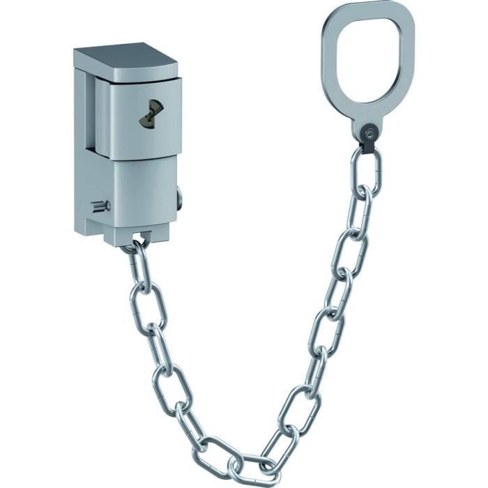 Serrure Barillet Cylindre Cadenas Verrous Antivol Chaine De Porte Verrouillable Olymp Tk 7055 Acier 1 Pc S Cdiscount Bricolage