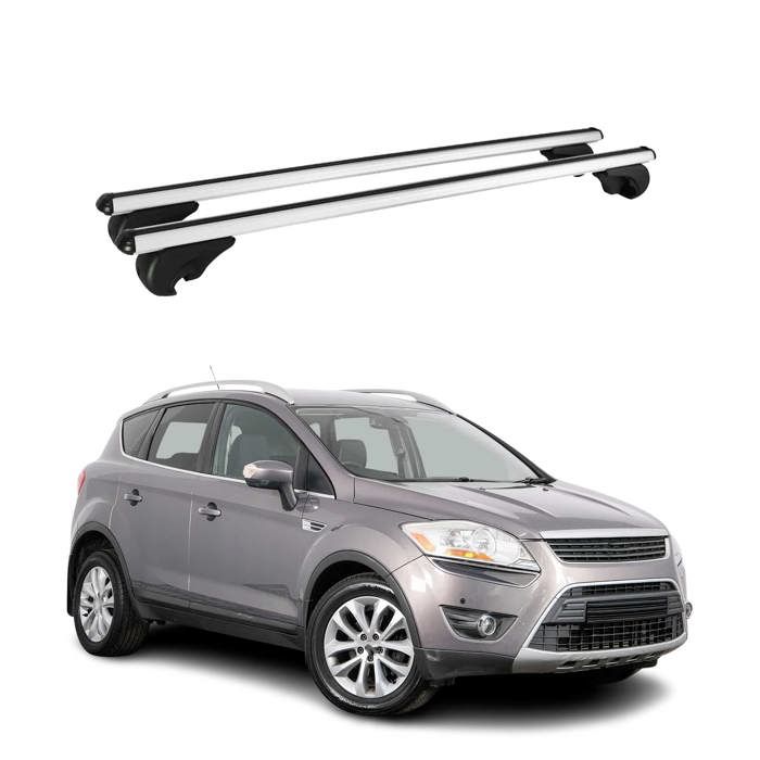 Barres De Toit Pour Ford Kuga 2008-2012 – Transversales, Amovibles, étanches, Garantie 2 Ans