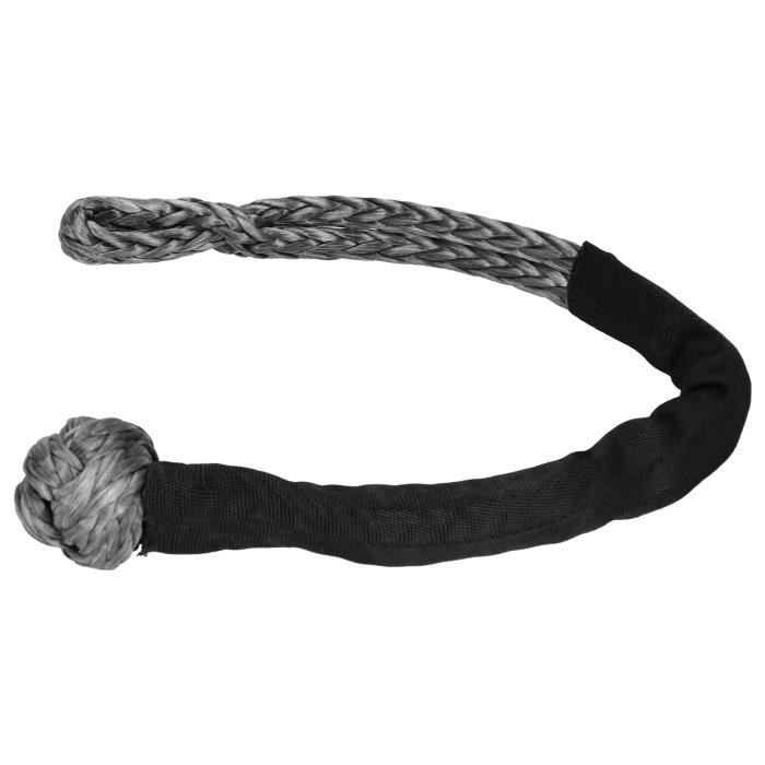 2 Manilles Souples En Corde Synthétique - 12mm X 50cm - Résistance 14T - Pour Remorquage, Yacht, Camping
