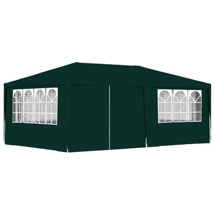 Panneau Latéral Pour Pavillon 3x3m Relaxdays - Lot De 2, Blanc Avec Fenêtre, Protection Vent Pluie & Regard